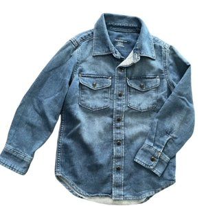 Baby Gap Boys Blue Jean Shirt